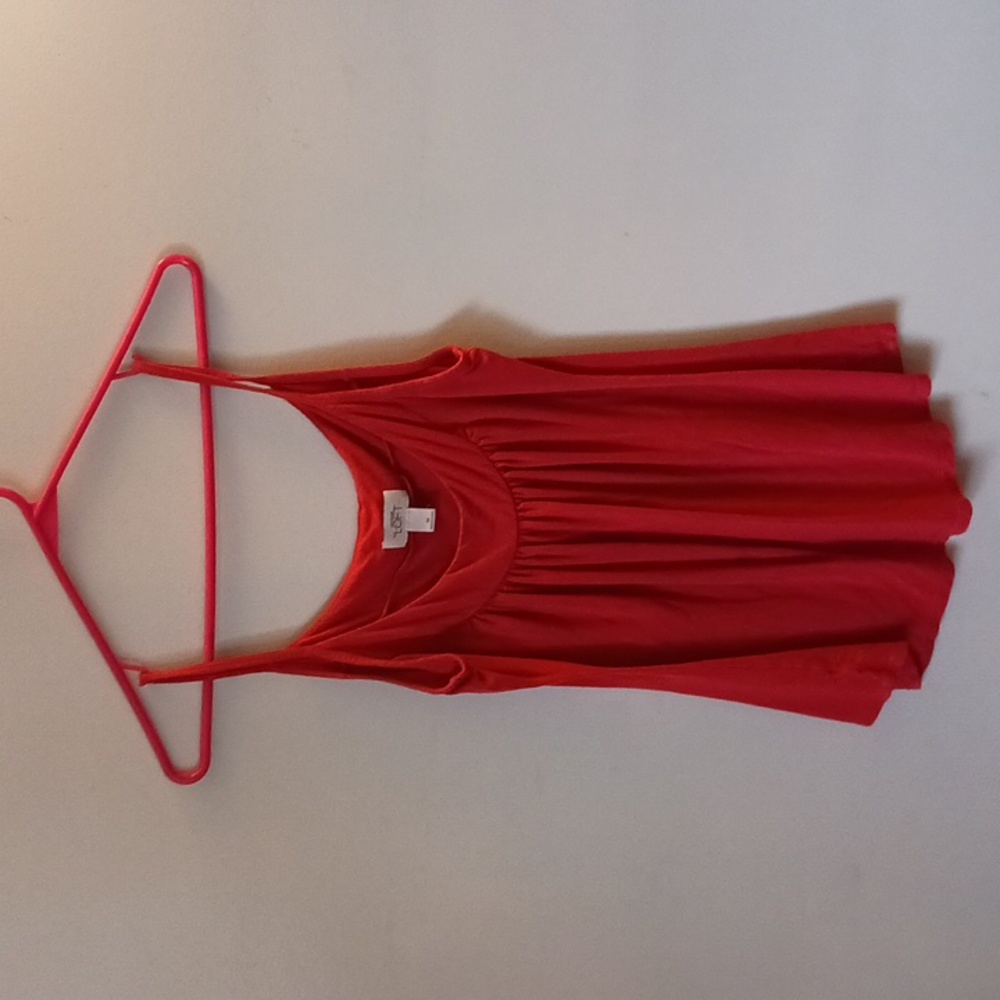 Reddish Orange Loft Tank Top